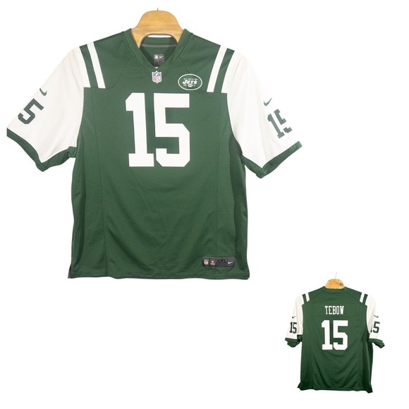 Nike On Field NY Jets Tim Tebow Jersey Mens XXL NFL Football - Picture 1 of 9
